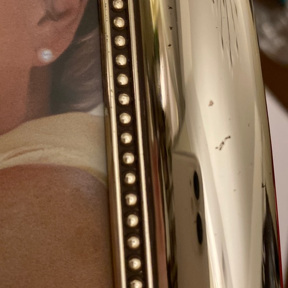 Vintage Burns of Boston Silver-Tone Metal 5” x 7” Picture Frame - Picture 3 of 6